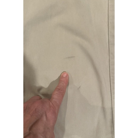 Levis 514 Khaki Pants Jeans Mens 36x34 Straight Fit Tan Beige Cotton Work Casual - Picture 15 of 15